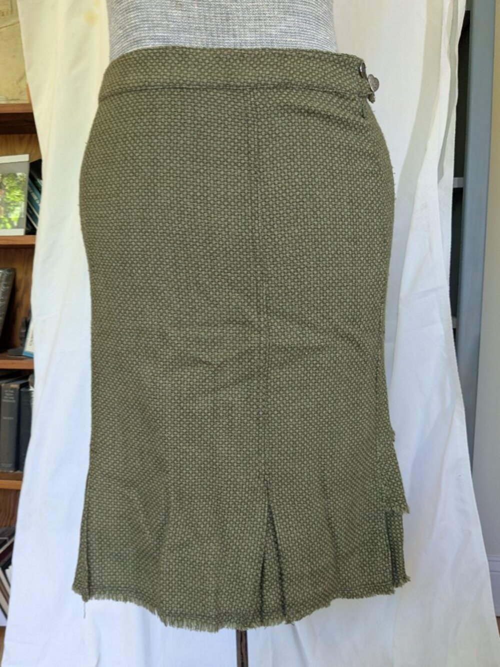 Lux Wool Plaid Skirt size 5